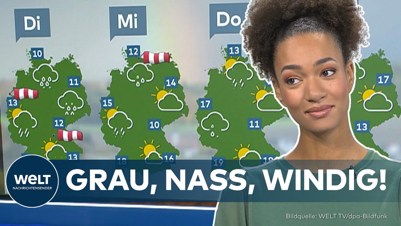 WELT WETTER: Wintergruß im Oktober ‒ Schnee auf den Bergen, Sonne am Richtung Wochenende