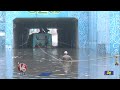 Officials Rescued Submerged Buses From Floods With Help Of Cranes | Delhi Rains | V6 News  - 03:25 min - News - Video