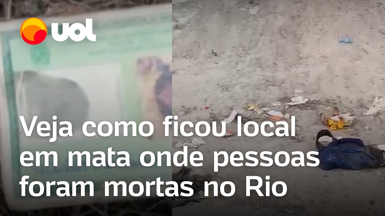 Operação no Rio veja como ficou o local de mata onde pessoas foram mortas no Complexo da Penha  TV Online Operação no Rio veja como ficou o local de mata onde pessoas foram mortas no Complexo da Penha