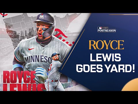 Royce Lewis hits the first home run of the Postseason! video clip
