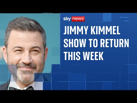 Jimmy Kimmel show to return to TV