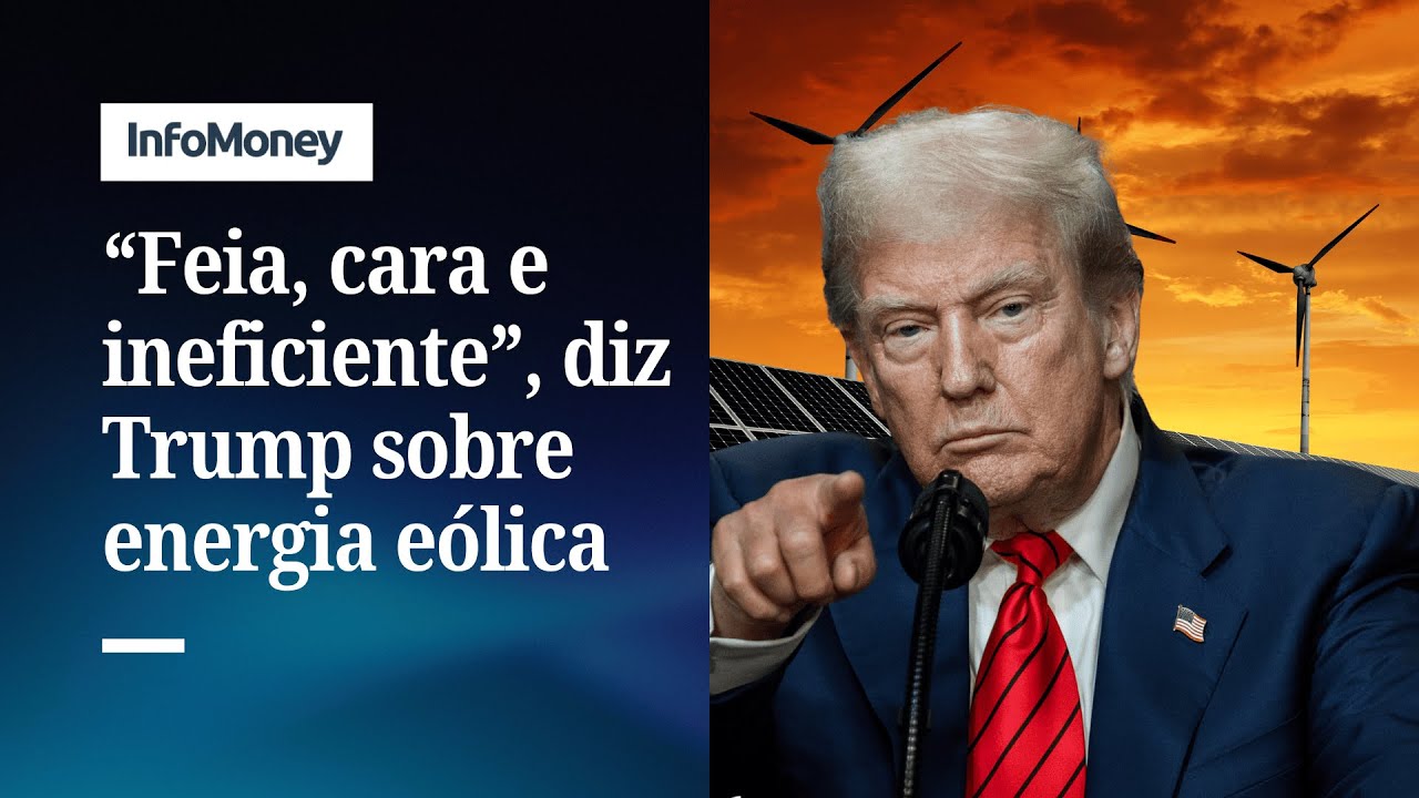 Trump ordena governo dos EUA a atacar energia eólica offshore | InfoMoney News