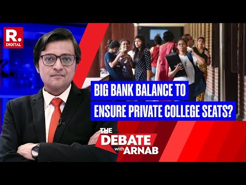 Is Your Financial Status A Gurantee For Seat In Medical College Now? Asks Arnab On The Debate