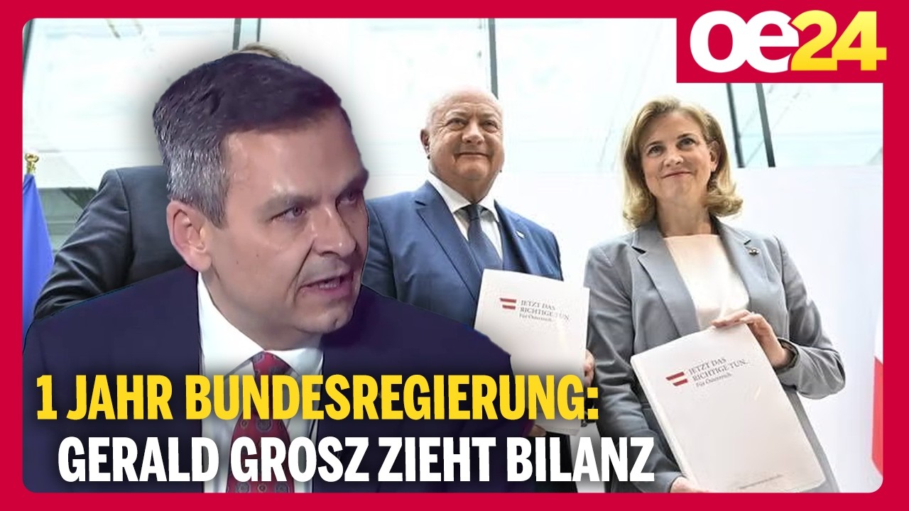 "Die Zahlen lügen nicht" | 1 Jahr Bundesregierung: @geraldgrosz zieht Bilanz