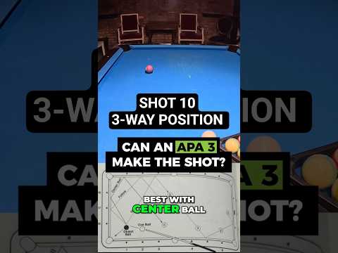 Shot 10 – 3-Way Position Shot 🎯 #CueBallControl