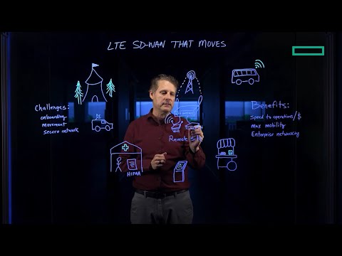 Mobile SD-WAN using LTE