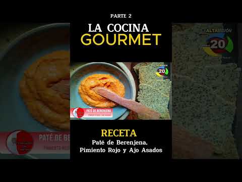 Paté de Berenjena, Pimiento Rojo y Ajo Asados Parte 2