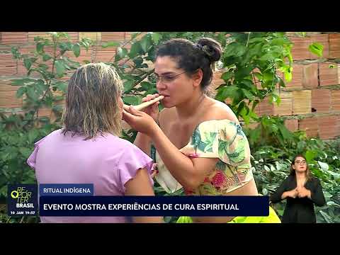 Ritual indígena mostra experiências de cura espiritual