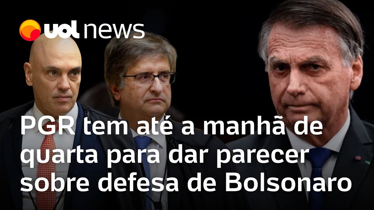 PGR tem até quarta de manhã para dar parecer sobre explicação de Bolsonaro sobre desacato de medidas