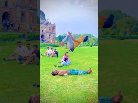 Bhai ka talent ke liye ek like 👍🏽 to banta hai🥹🙏#flip #teambackflip #youtubeshorts #backflip
