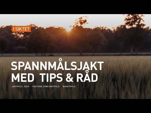 Spannmåls jakt med tips & råd