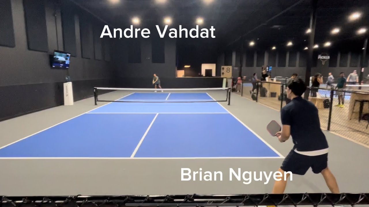 Preparing to Play Dallas World Championship Pro Qualifiers Singles, Andre Vahdat vs Brian Nguyen