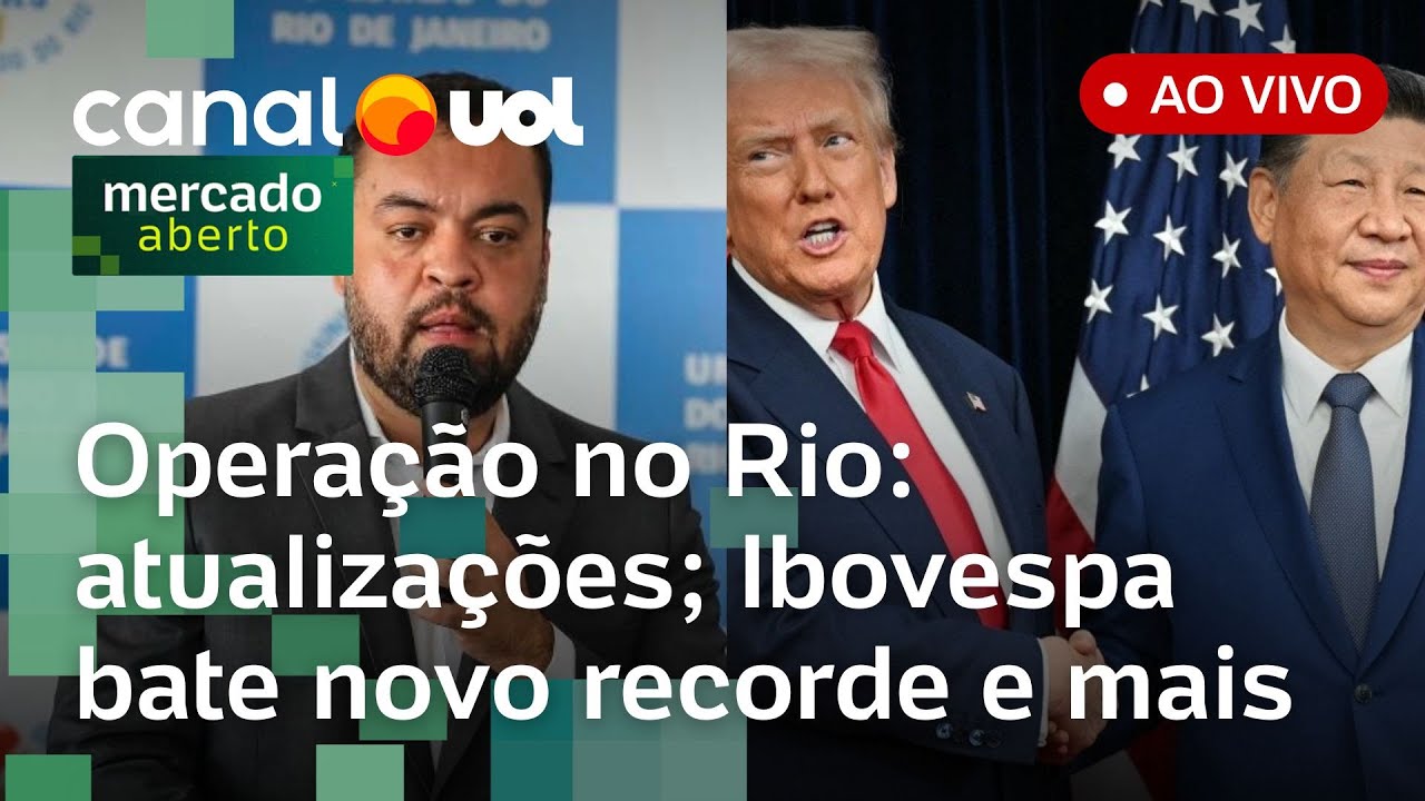 Castro e aliados anunciam Consórcio da Paz no Rio Ibovespa tem 4ª recorde após acordo Trump e Xi e+  TV Online Castro e aliados anunciam Consórcio da Paz no Rio Ibovespa tem 4ª recorde após acordo Trump e Xi e+