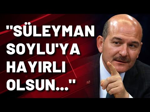 Barış Terkoğlu: Süleyman Soylu'ya hayırlı olsun...