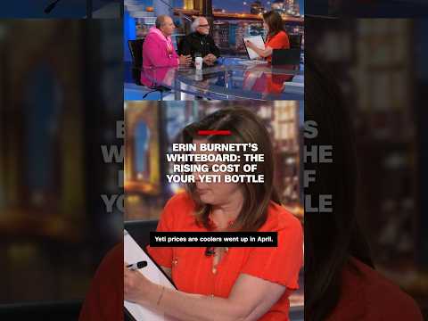 Erin Burnett's whiteboard: The rising cost of your YETI bottle