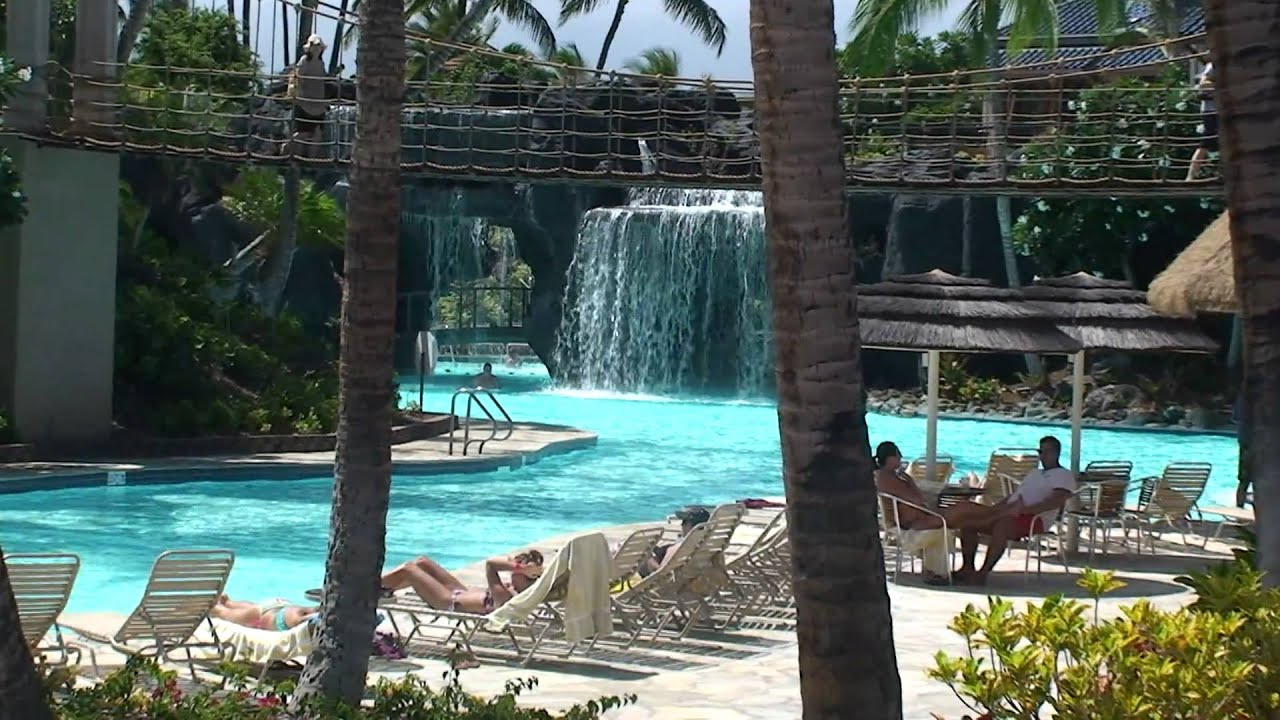 Hilton Waikoloa Lagoon Tower Pool Youtube