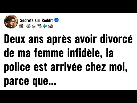 Deux ans après mon divorce, la police a frappé à ma porte. Ils venaient pour une affaire de délit de