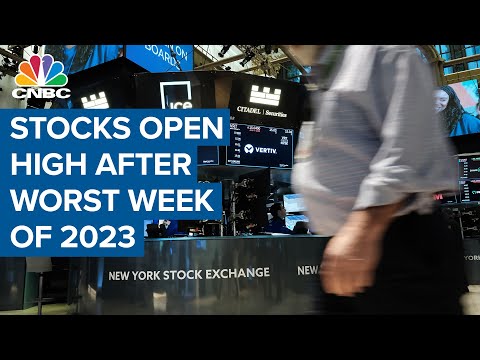 Stocks open higher a …
