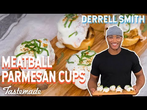 Meatball Parmesan Cups I Derrell Smith