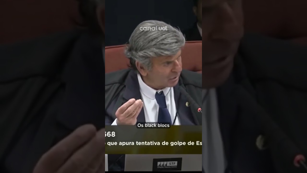 Fux compara black blocs ao ataque de 8 de Janeiro Invadiram e foram absolvidos