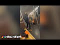 Video shows chaotic moments of Brooklyn subway shooting