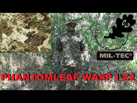 Phantomleaf WASP I Z2 Camouflage Effectiveness & MIL-TEC Gear Review