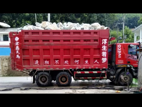 Torture on trucks? 【E17】Pure sound compilation of heavily overload trucks.extremely powerful trucks!
