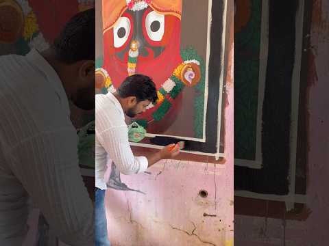 😍Jagannath ଙ୍କୁ ଫୁଲରେ ସଜେଇଲୁ | Bijayananda Vlogs #odia #shorts
