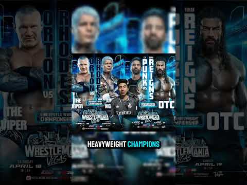 Tenemos definidos los dos Main Events para Wrestlemania 42