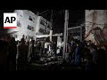 Mourners bury bodies of people killed in Israeli strike on Rafah