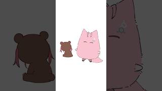 かわいいコヨーテがクマリンに出逢った結果 #shorts #anime #ホロライブ #hololive #博衣こより