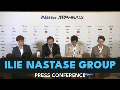 Sinner, Medvedev, Fritz & De Minaur: Ilie Nastase Group Press Conference | Nitto ATP Finals 2024