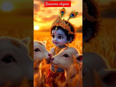 saanwre shyam status 💖cute krishna short video #cute#little #krishna #shorts#status
