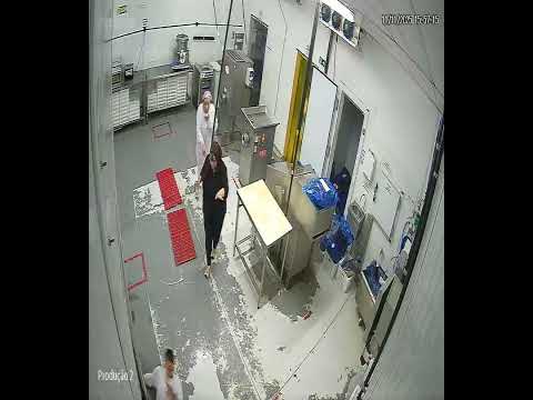 Employee Takes Fall On Production Floor, Coworkers Rush To Aid