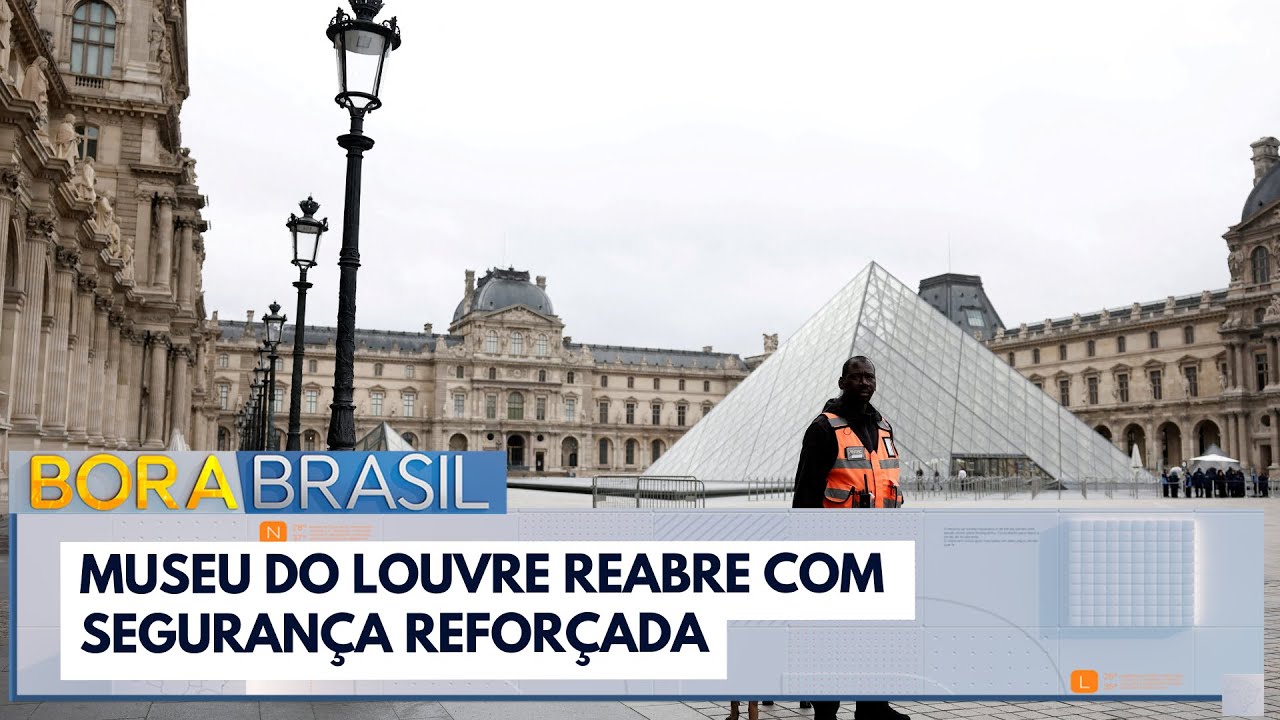 Museu do Louvre reabre com segurança reforçada