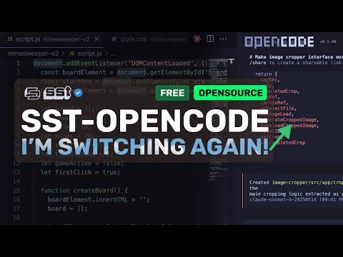 SST-OpenCode: REPLACE Claude Code Now! (Works w/ Claude Max & Pro Plan)