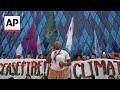 Demo at COP28 in Dubai calls for cease-fire in Gaza, in first UAE protest in support of Palestinians