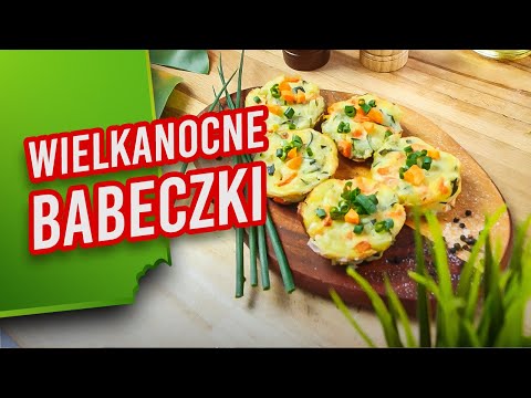 Wielkanocne babeczki z warzywami