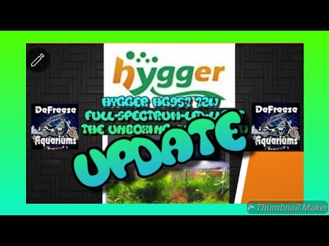 Subscriber requested update video on the HG957 aqu A quick subscriber requested update video on the HG957 aquarium light by Hygger. In this video, I wi