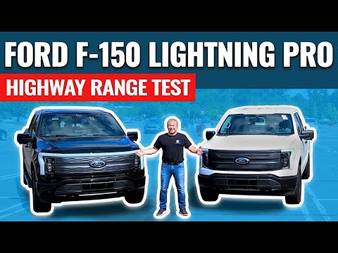 Ford F-150 Lightning Pro Standard Range 70 MPH Range Test