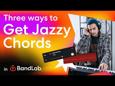 How to get jazzy chords with BandLab's free web Studio (BandLab Tutorial)