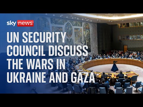 Watch live: UN Security Council discuss the war in Ukraine and Russia's elections