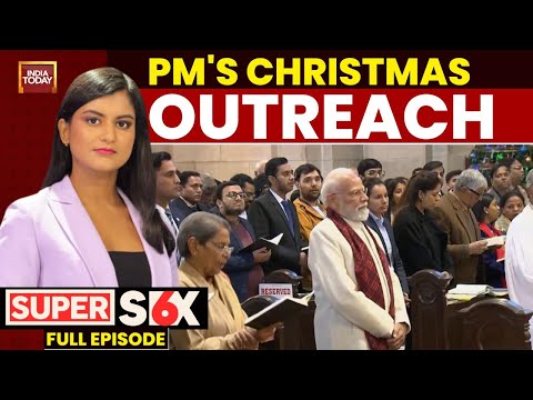 Super6 With Akshita | PM Modi’s Church Visit, Chhattisgarh Violence Spark Heated Debate
