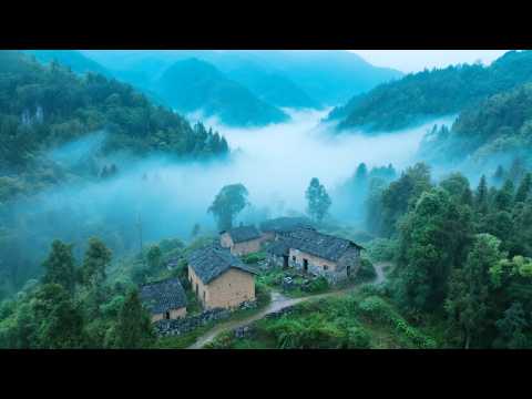 贵州大山发现一无人村，不通车路与世隔绝，宛如人间仙境世外桃源！【乡村阿泰】