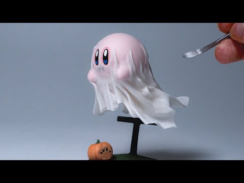 【粘土】おばけの仮装カービィ 作ってみた【ハロウィン】