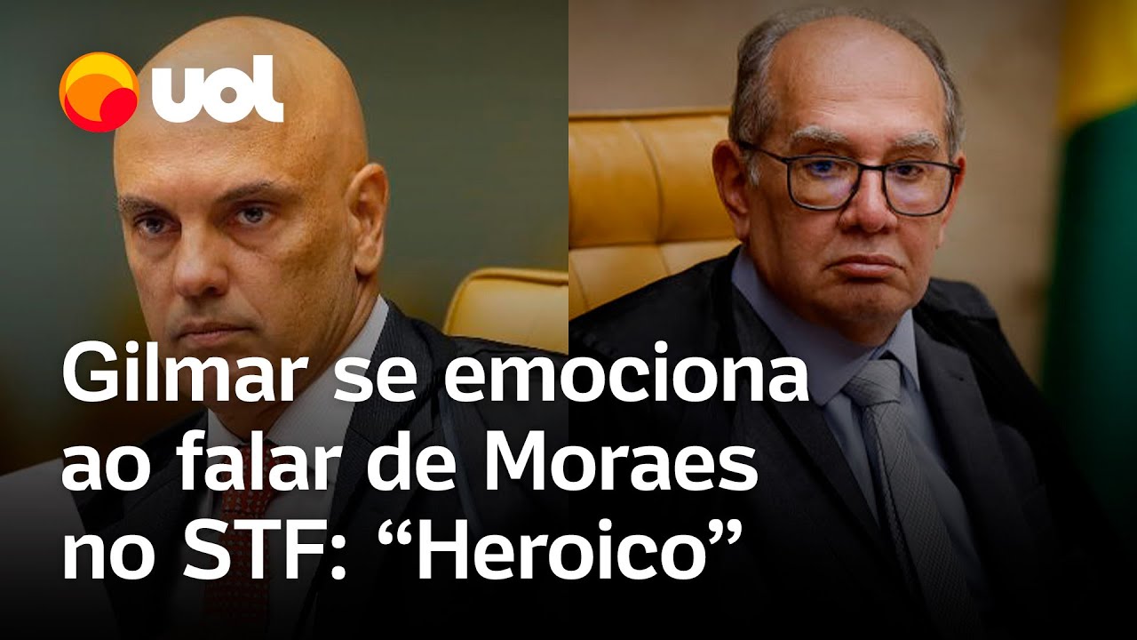Gilmar Mendes cita julgamento do golpe e chama Moraes de heroico Trabalho singular