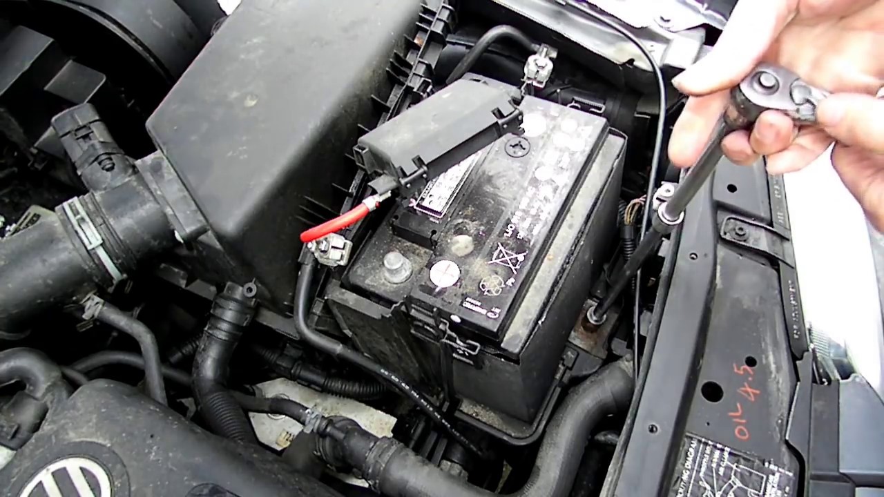 Battery Removal Volkswagen Jetta - YouTube 2011 jetta tdi fuse box diagram external 