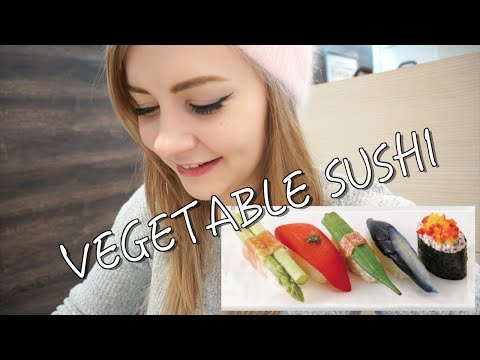 VEGETABLE SUSHI // Food for Vegetarians & Vegans in Tokyo