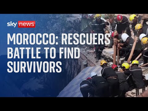 Morocco Earthquake: Rescuers battle to find survivors