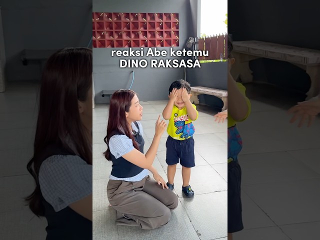 REAKSI ABE KETEMU DINO RAKSASA